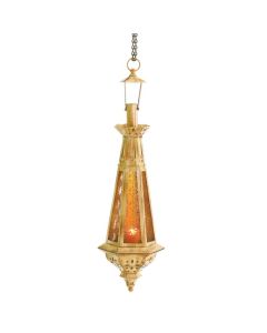 AMBER TEARDROP LANTERN